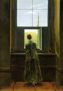 Mujer-mirando-por-la-ventana-de-su-estudio.-1822.-Caspar-David-Friedrich-703x1024
